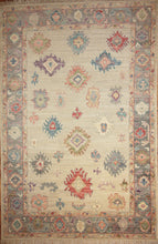 Load image into Gallery viewer, &quot;colorful oushak rugs&quot; &quot;modern oushak rugs&quot; &quot;hand knotted oushak rugs&quot; &quot;Turkish Oushak rugs &quot; &quot;oushak rugs&quot;
