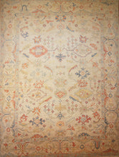Load image into Gallery viewer, &quot;colorful oushak rugs&quot; &quot;modern oushak rugs&quot; &quot;hand knotted oushak rugs&quot; &quot;Turkish Oushak rugs &quot; &quot;oushak rugs&quot;
