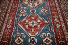 Load image into Gallery viewer, Hand Knotted Super Kazak Oriental Rug 5x7 One of a Kind
