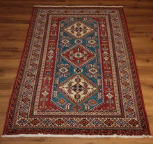 Load image into Gallery viewer, Hand Knotted Super Kazak Oriental Rug 5x7 One of a Kind
