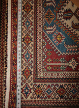 Load image into Gallery viewer, Hand Knotted Super Kazak Oriental Rug 5x7 One of a Kind
