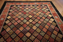 Load image into Gallery viewer, Vegetable Dye Ghashghaei Persian Area Rug 6x9 One of a Kind
