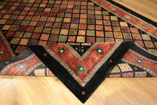 Load image into Gallery viewer, Vegetable Dye Ghashghaei Persian Area Rug 6x9 One of a Kind

