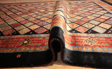 Load image into Gallery viewer, Vegetable Dye Ghashghaei Persian Area Rug 6x9 One of a Kind
