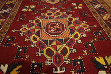 Load image into Gallery viewer, Geometric Anatolian Turkish Area Rug 5x7 One of a Kind
