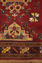 Load image into Gallery viewer, Geometric Anatolian Turkish Area Rug 5x7 One of a Kind
