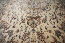 Load image into Gallery viewer, Floral Tabriz Persian Area Rug 9x12 One of a Kind
