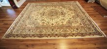 Load image into Gallery viewer, Floral Tabriz Persian Area Rug 9x12 One of a Kind
