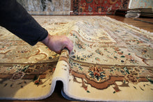 Load image into Gallery viewer, Floral Tabriz Persian Area Rug 9x12 One of a Kind
