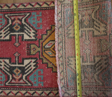 Load image into Gallery viewer, Vegetable Dye Anatolian Vintage Turkish Rugs 2x3 One of a Kind
