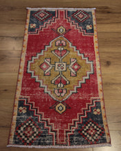 Load image into Gallery viewer, Vegetable Dye Anatolian Vintage Turkish Rugs 2x3 One of a Kind
