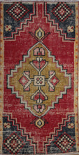 Load image into Gallery viewer, Vegetable Dye Anatolian Vintage Turkish Rugs 2x3 One of a Kind
