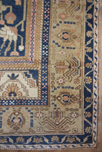 Load image into Gallery viewer, Geometric Anatolian Turkish Area Rug 6x9 One of a Kind
