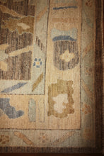 Load image into Gallery viewer, Vegetable Dye Oushak Turkish Area Rug 6x9 One of a Kind
