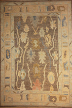 Load image into Gallery viewer, Vegetable Dye Oushak Turkish Area Rug 6x9 One of a Kind
