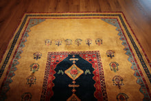 Load image into Gallery viewer, Vegetable Dye Oriental Area Rug 5x7 One of a Kind
