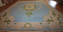 Load image into Gallery viewer, Vegetable Dye Oushak Turkish Area Rug 8x10 One of a Kind
