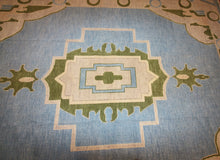 Load image into Gallery viewer, Vegetable Dye Oushak Turkish Area Rug 8x10 One of a Kind
